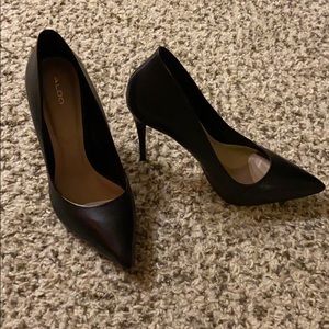 ALDO Black Stiletto Heels Size 7.5